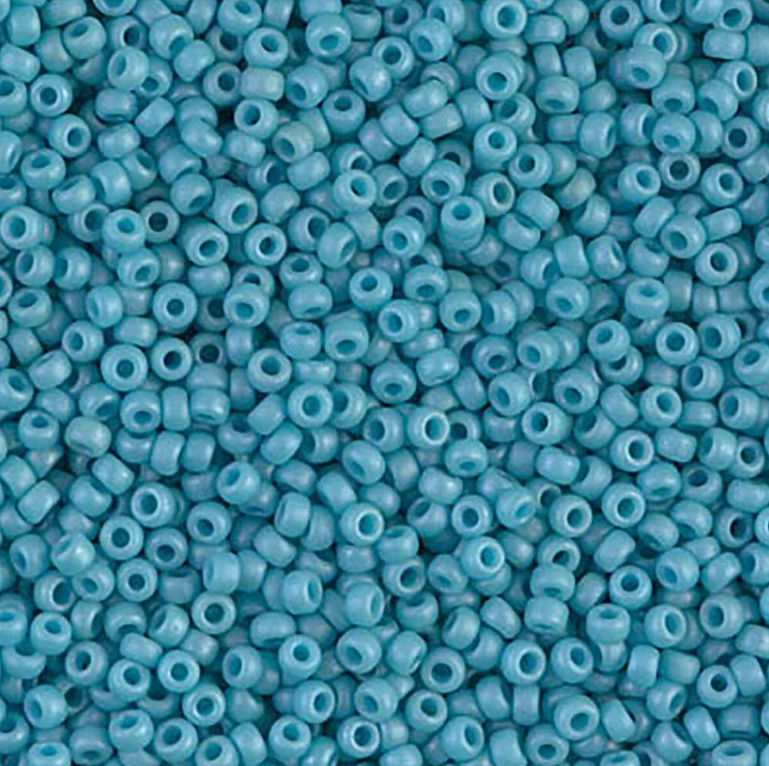 Fancy Frosted Pale Seafoam Blue 11-2029 Miyuki 11/0 Round Japanese Seed Beads 20 grams