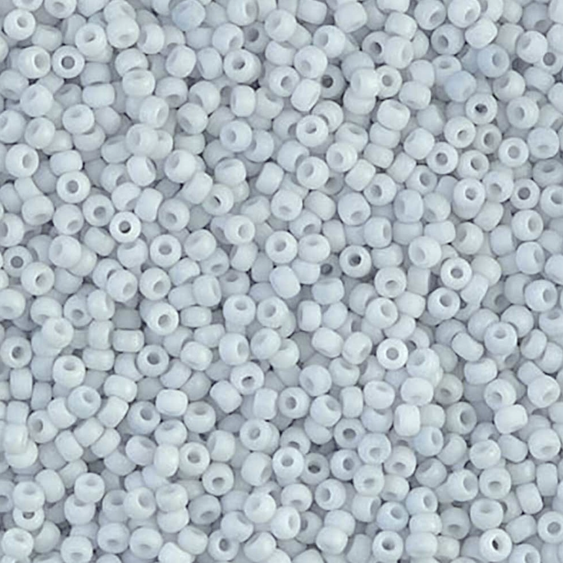 Fancy Frosted Palest Grey 11-2026 Miyuki 11/0 Round Japanese Seed Beads 20 grams