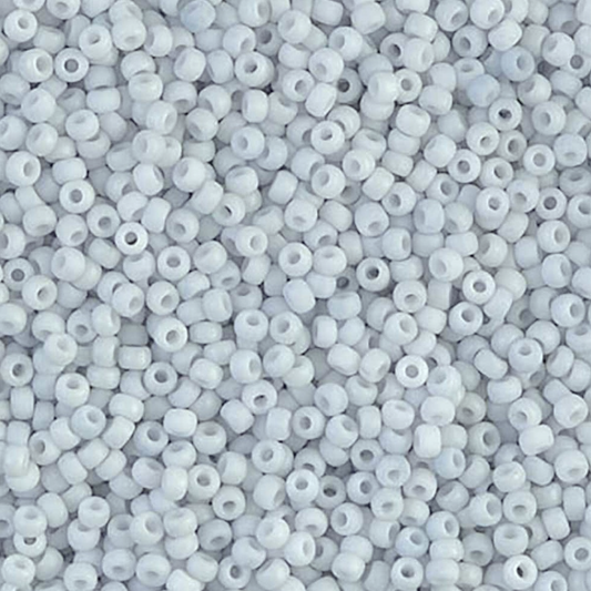Fancy Frosted Palest Grey 11-2026 Miyuki 11/0 Round Japanese Seed Beads 20 grams