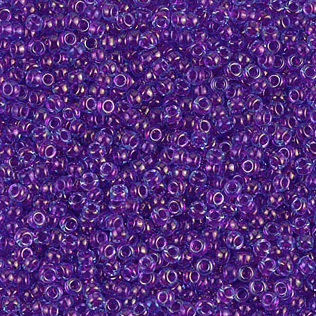 Fuchsia Lined Aqua Luster 11-0352 Miyuki 11/0 Round Japanese Seed Beads 20 grams