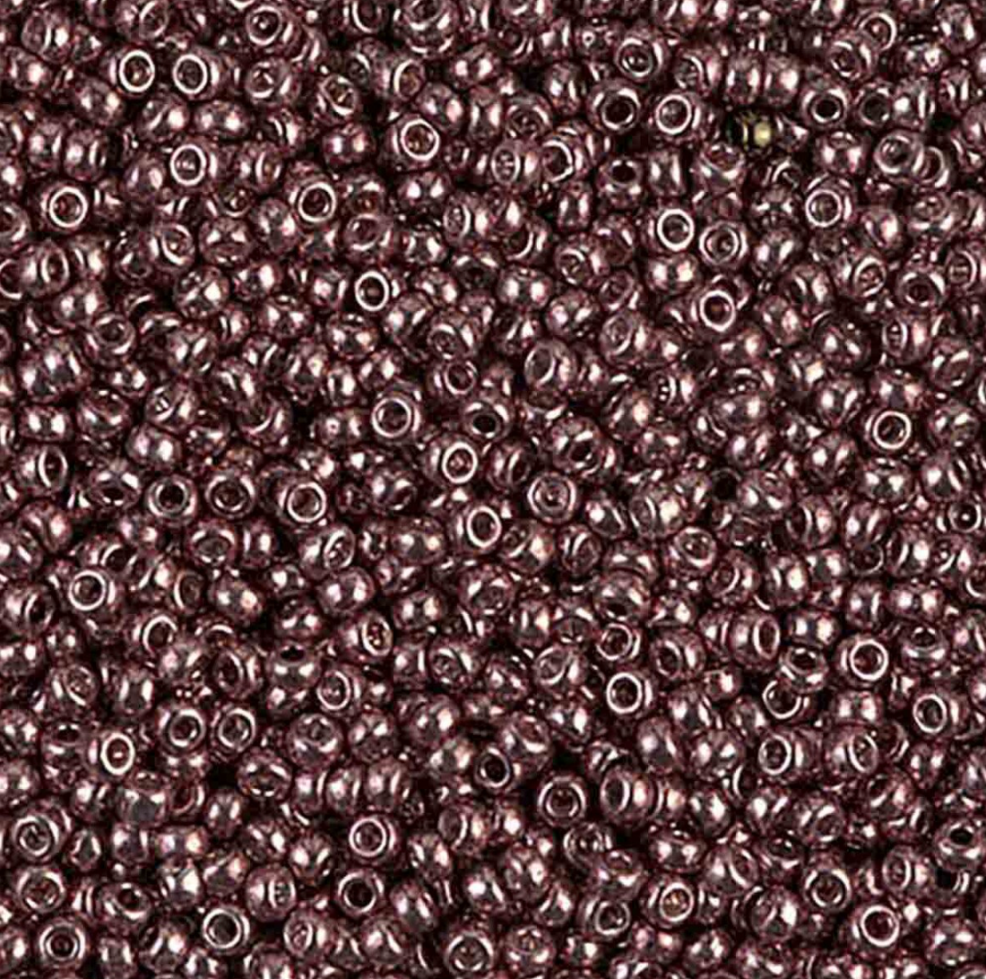 Galvanised Burnt Cinnamon 111-1085 Miyuki 11/0 Round Japanese Seed Beads 20 grams