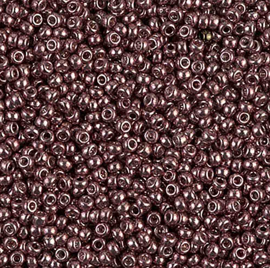 Galvanised Burnt Cinnamon 111-1085 Miyuki 11/0 Round Japanese Seed Beads 20 grams