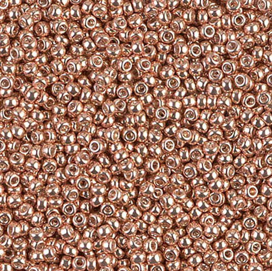 Galvanised Light Beige 11-1072L Miyuki 11/0 Round Japanese Seed Beads 20 grams