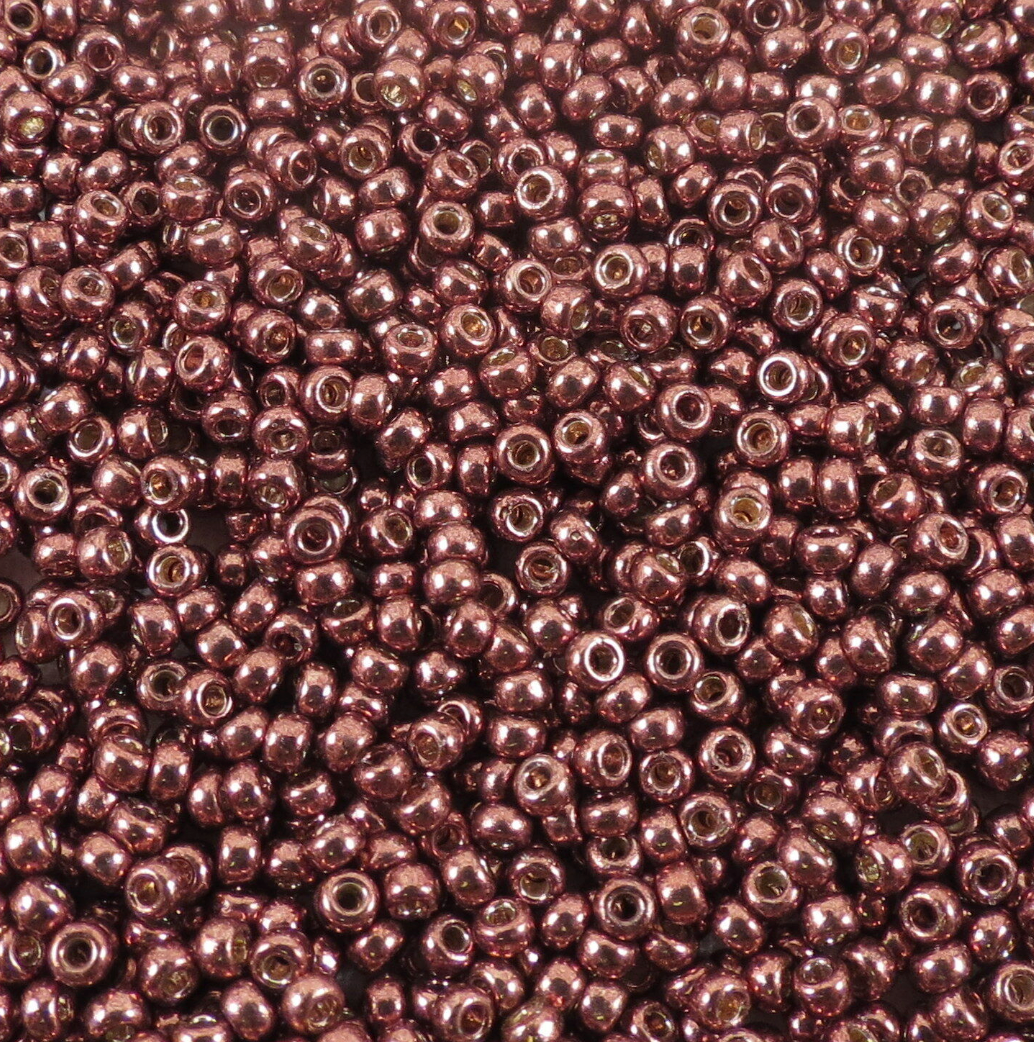 Galvanized Dark Mauve Duracoat 11-4213 Miyuki 11/0 Round Japanese Seed Beads 20 grams