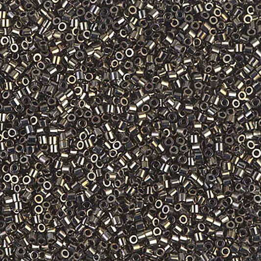 Galvanized Tarnished Silver DBS0254 Miyuki Delica 15/0 Japanese Cylinder Beads 7 grams