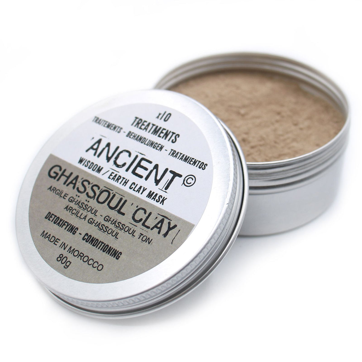 Ghassoul Clay 80g Anti-acne, Mattifying, Soothing Face Mask