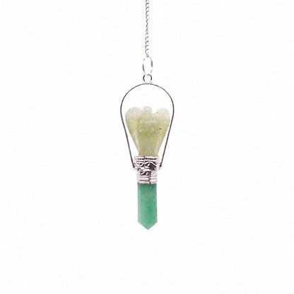 Green Aventurine Angel Pendulum