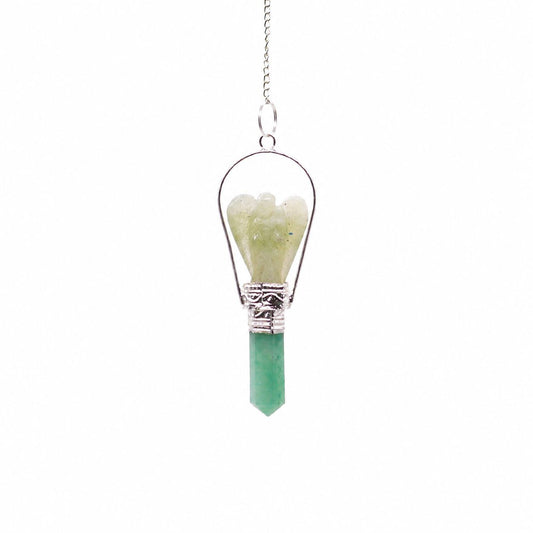 Green Aventurine Angel Pendulum