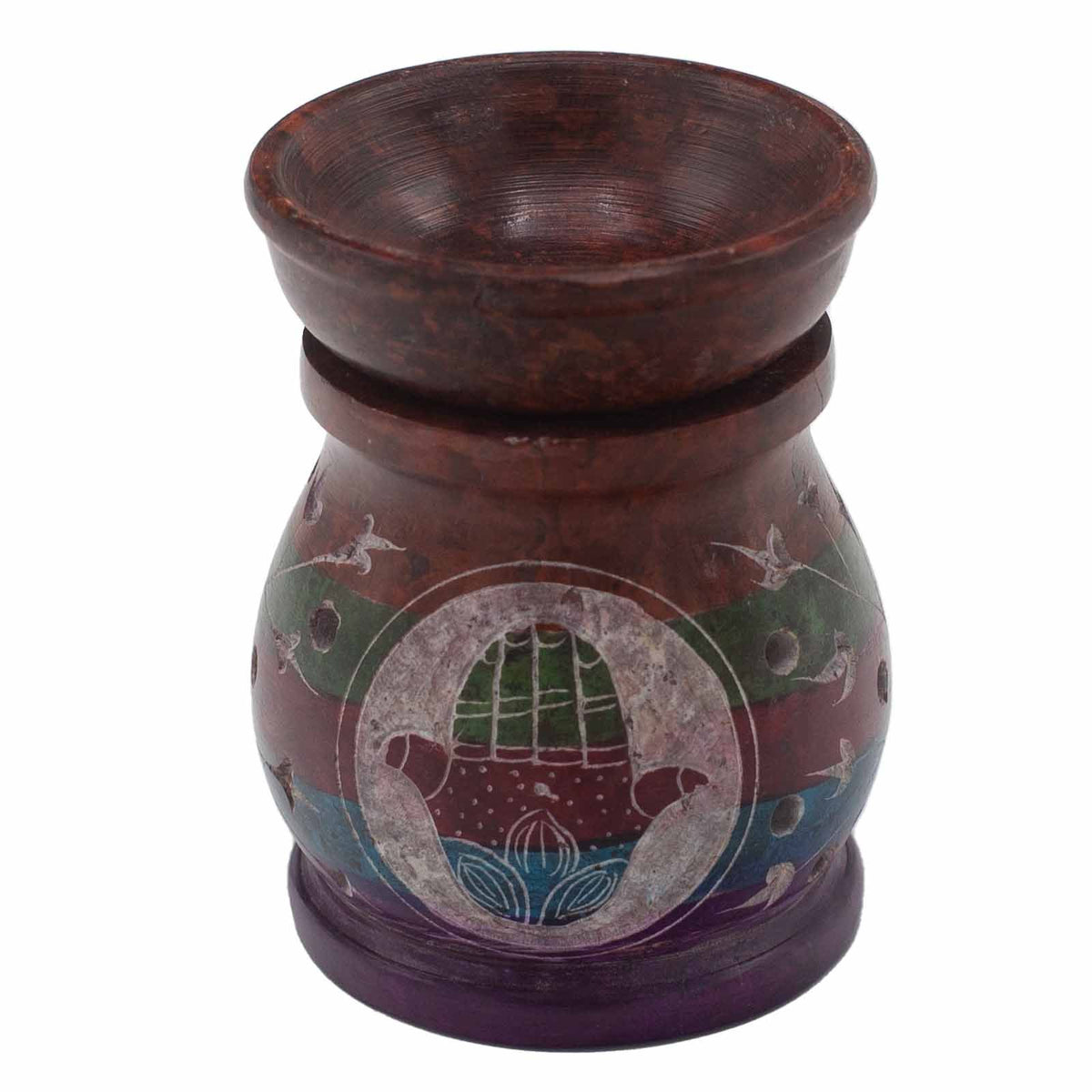 Hamsa Hand Soapstone Oil Burner
