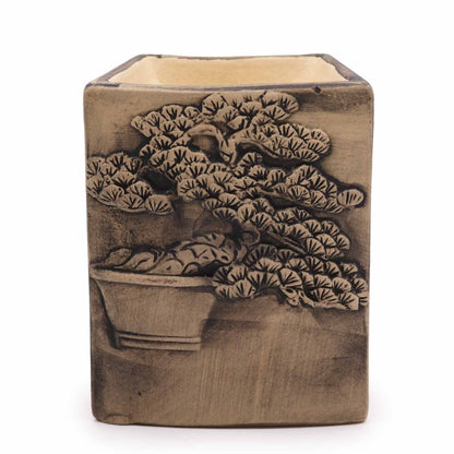 Hand Painted Bonsai Burner Slate Colour