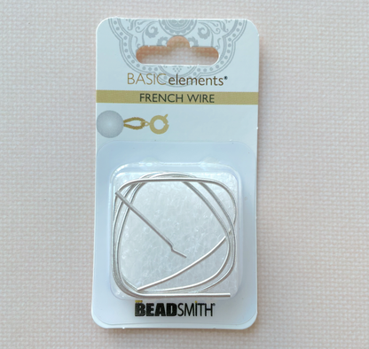 1.1mm French Wire Silver Colour Gimp Bullion Wire