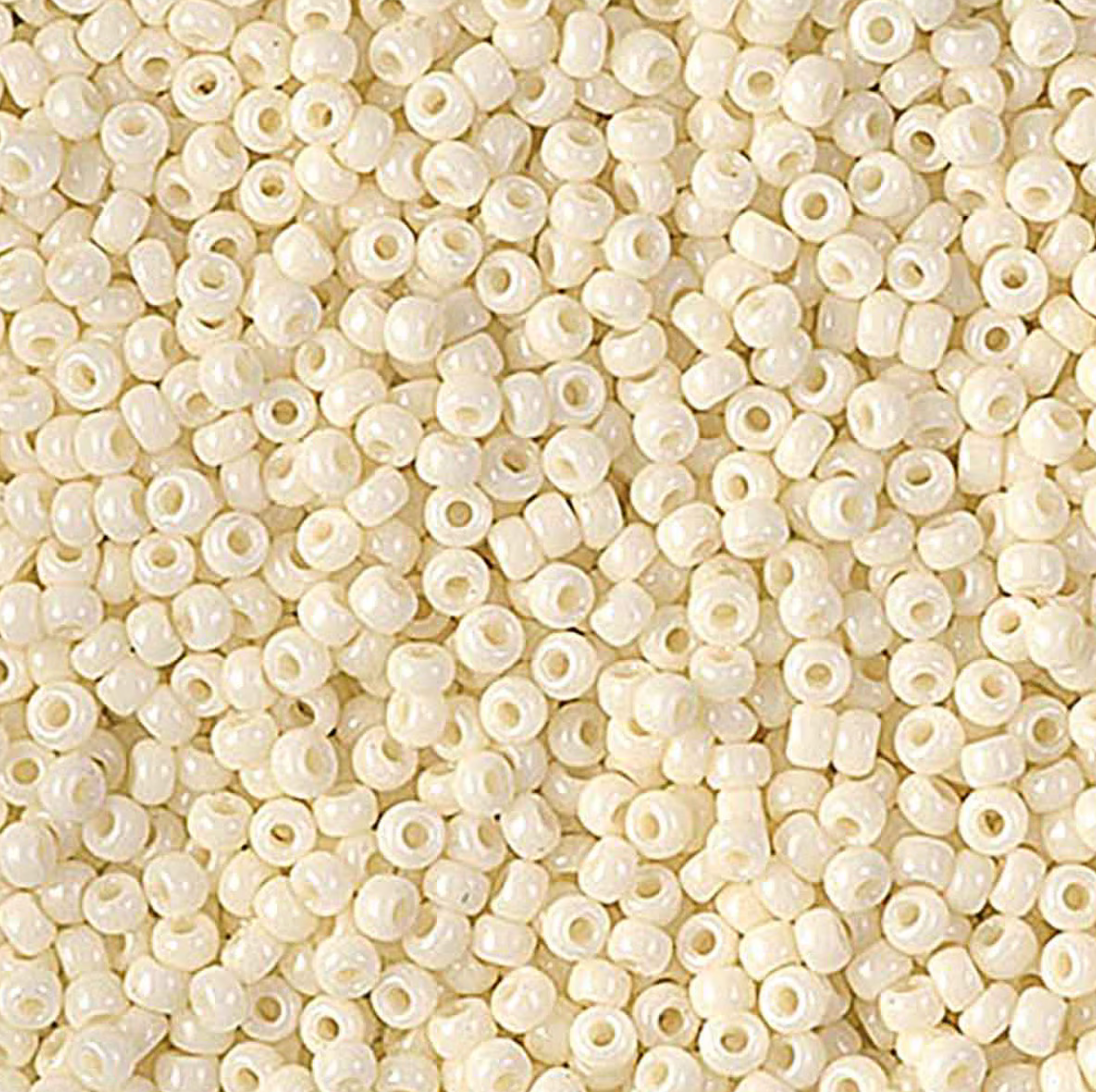 Ivory Pearl Ceylon 11-0491 Miyuki 11/0 Round Japanese Seed Beads 20 grams