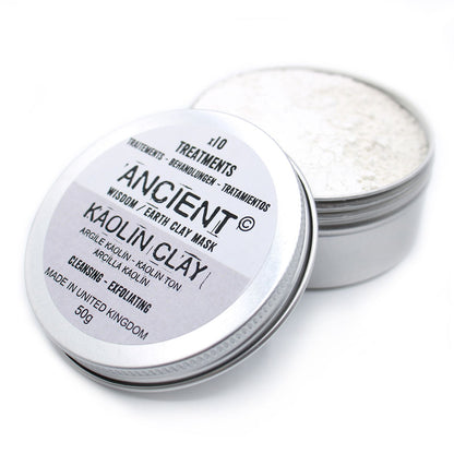 Kaolin Clay Purifying, Cleansing, Exfoliating Face Mask 50g