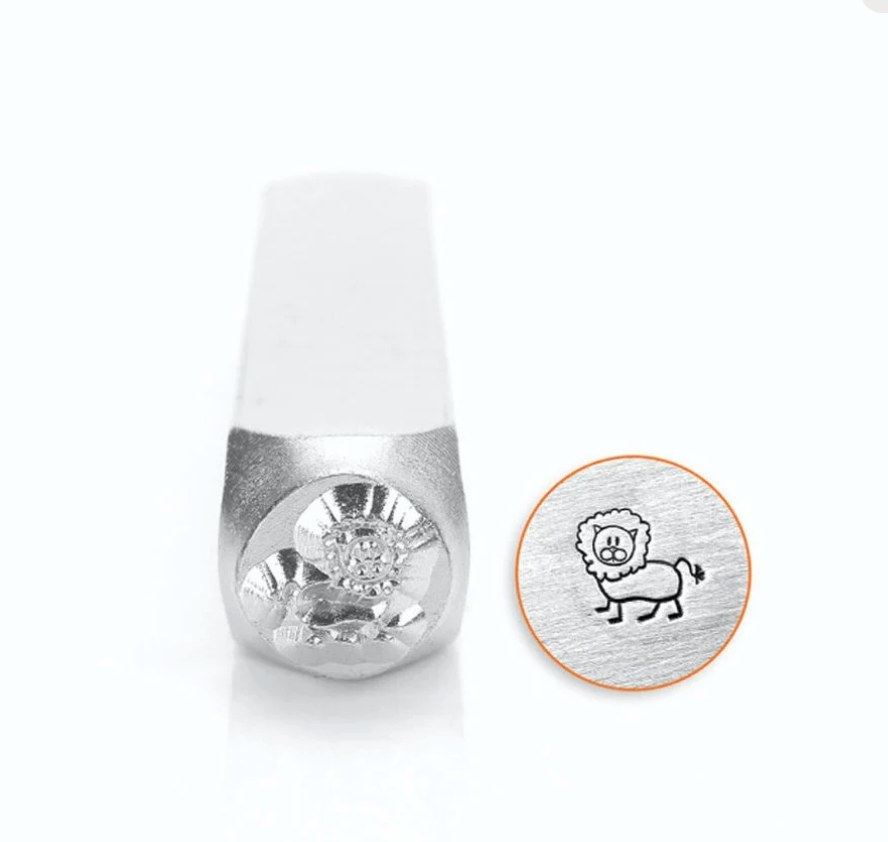Leo Lion 6mm Design Stamp for Metal Stamping by ImpressArt