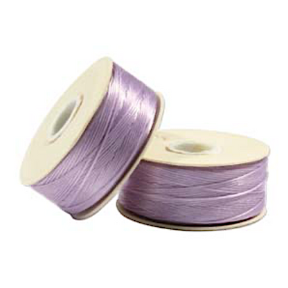 Lilac Nymo Beading Thread Size B - One Bobbin