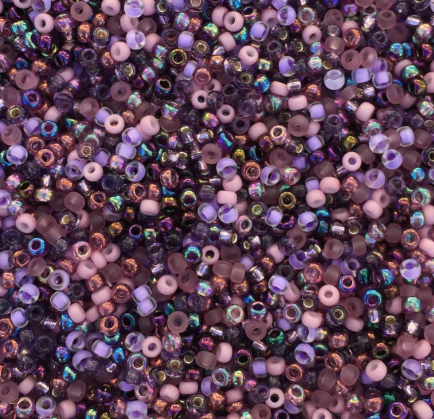 Lilacs Mix 11-MIX01 Miyuki 11/0 Round Japanese Seed Beads 20 grams