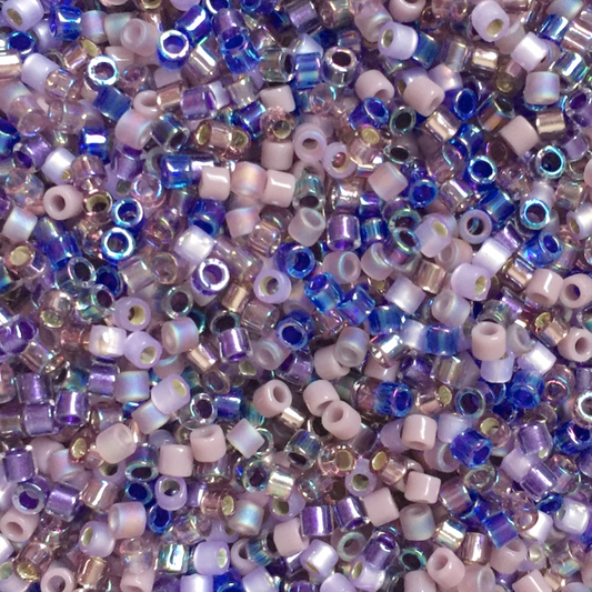 Lilacs Mix DBM-MIX01 Miyuki Delica 10/0 Japanese Cylinder Beads 10 grams