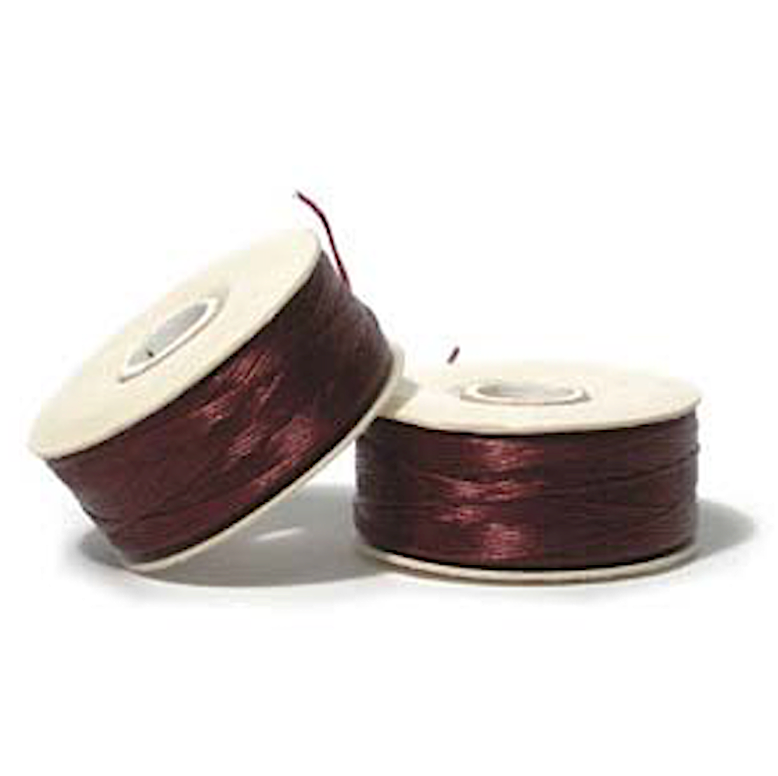 Maroon Nymo Beading Thread Size B - One Bobbin