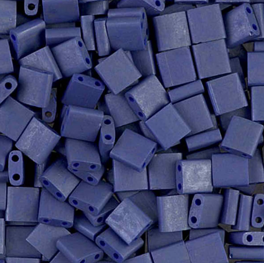 Matte Cobalt Miyuki Tila Beads 8 grams