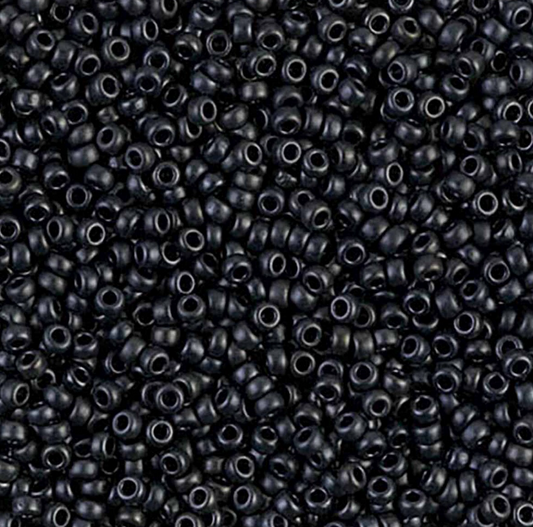 Matte Dark Grey 11-2010 Miyuki 11/0 Round Japanese Seed Beads 20 grams