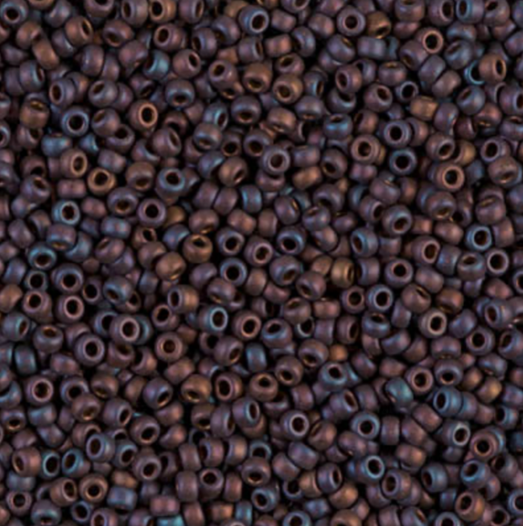 Matte Metallic Dark Raspberry Iris 11-2005 Miyuki 11/0 Round Japanese Seed Beads 20 grams