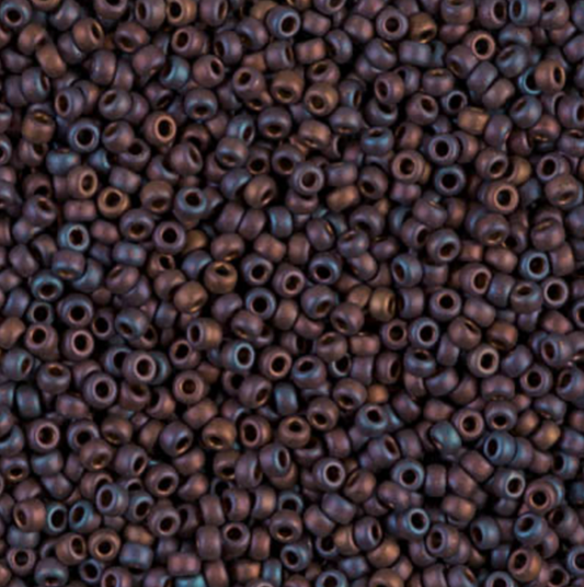 Matte Metallic Dark Raspberry Iris 11-2005 Miyuki 11/0 Round Japanese Seed Beads 20 grams