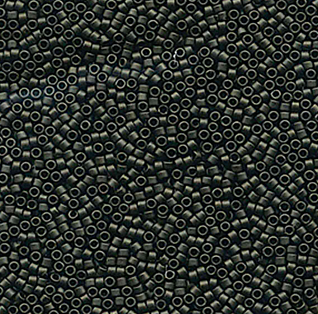 Matte Metallic Olive Green DB311 Miyuki Delica 11/0 Japanese Cylinder Beads 10 grams