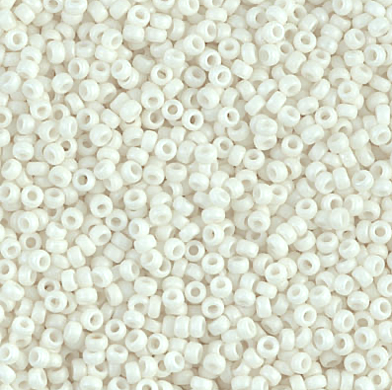 Matte Opaque Cream 11-2021 Miyuki 11/0 Round Japanese Seed Beads 20 grams