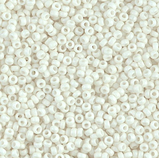 Matte Opaque Cream 11-2021 Miyuki 11/0 Round Japanese Seed Beads 20 grams