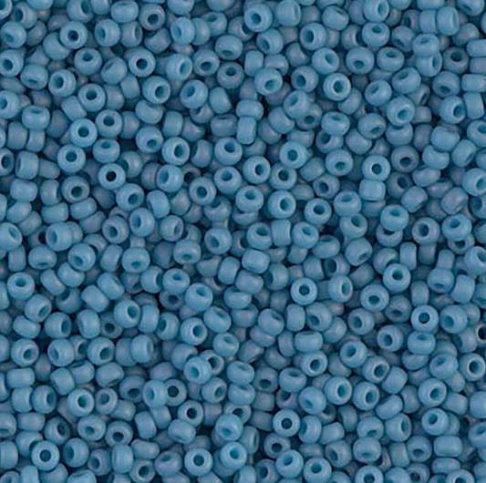 Matte Opaque Pale Denim Luster 11-2074 Miyuki 11/0 Round Japanese Seed Beads 20 grams