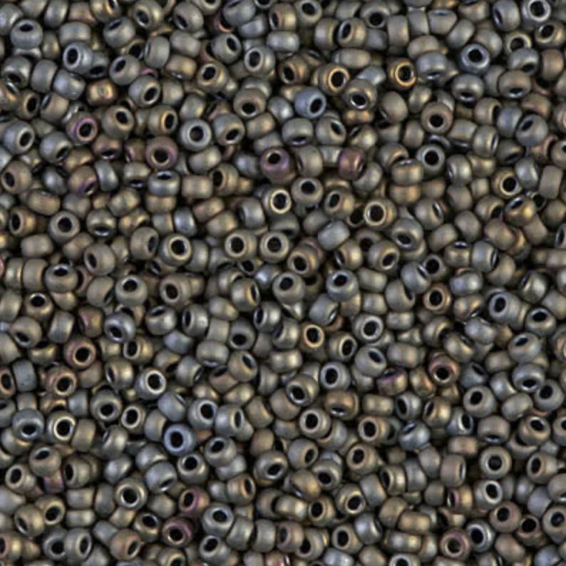 Matte Silver Grey 11-2012 Miyuki 11/0 Round Japanese Seed Beads 20 grams