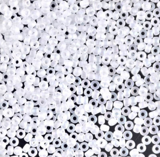 Matte Transparent Crystal AB 11-0131FR Miyuki 11/0 Round Japanese Seed Beads 20 grams