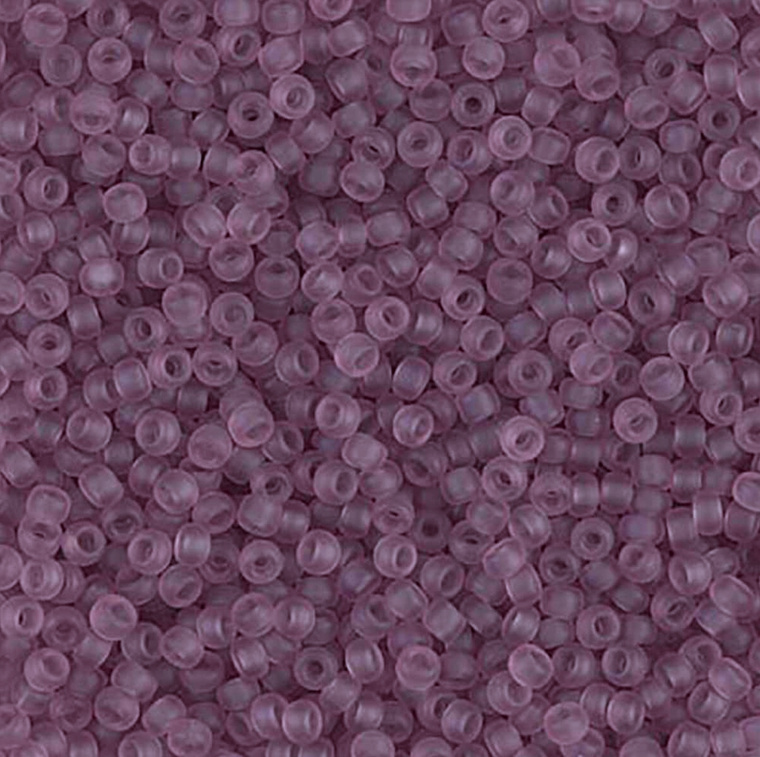 Matte Transparent Smoky Amethyst 11-0142F Miyuki 11/0 Round Japanese Seed Beads 20 grams