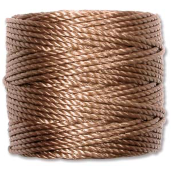 Medium Brown S-LON 0.9 mm Macrame Cord Tex 400 