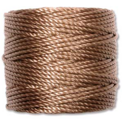 Medium Brown S-LON 0.9 mm Macrame Cord Tex 400 