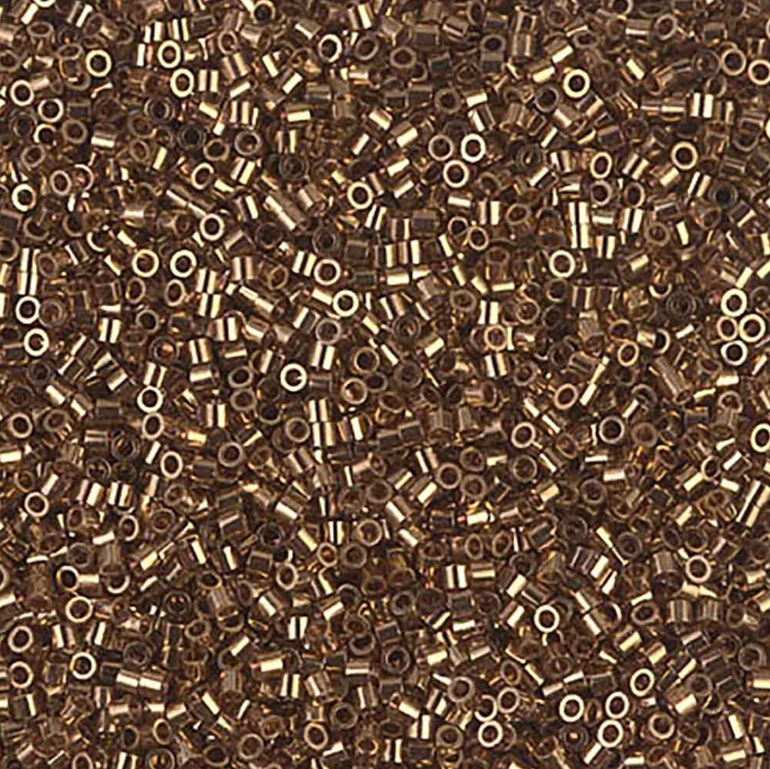 Metallic Light Bronze DBS0022L Miyuki Delica 15/0 Japanese Cylinder Beads 7 grams
