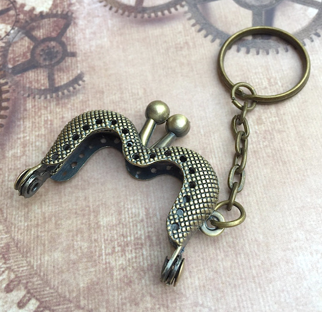 Mini Purse Frame on Key Chain