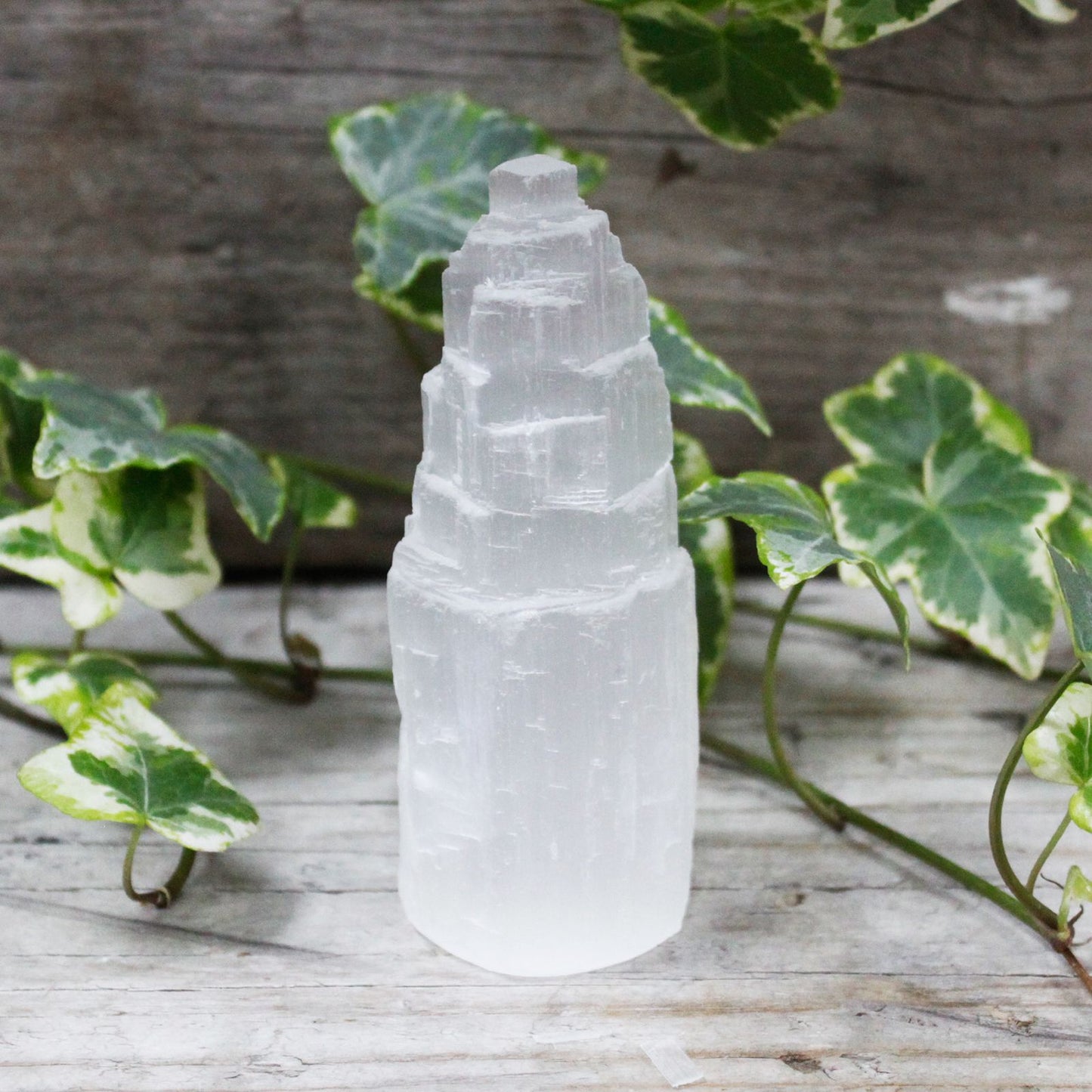 Natural Healing Selenite Tower - 10 cm
