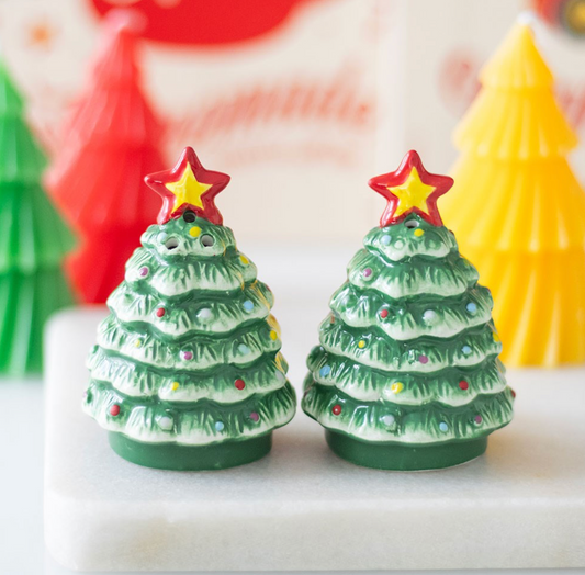 Nostalgic Christmas Trees Salt & Pepper Shakers