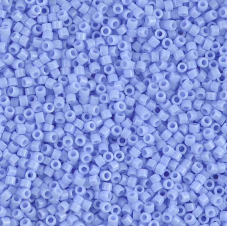 Opaque Agate Blue DB1137 Miyuki Delica 11/0 Japanese Cylinder Beads 10 grams