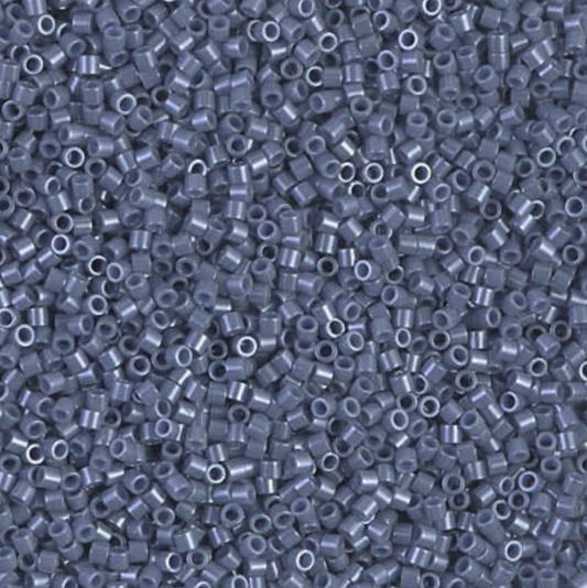 Opaque Blueberry Luster DBS0267 Miyuki Delica 15/0 Japanese Cylinder Beads 7 grams