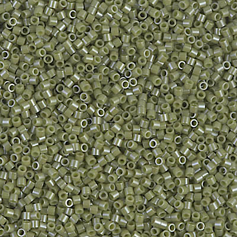 Opaque Cactus Luster DBS0263 Miyuki Delica 15/0 Japanese Cylinder Beads 7 grams