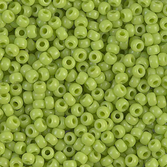 Opaque Chartreuse 8-0416 Miyuki 8/0 Round Japanese Seed Beads 20 grams