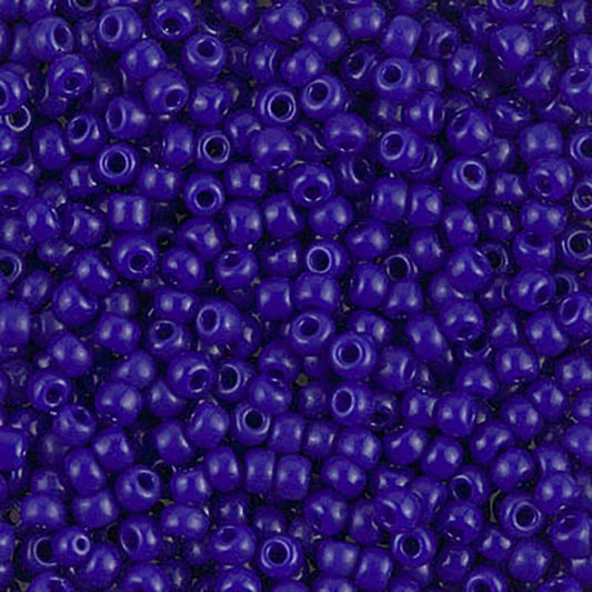Opaque Cobalt 8-0414 Miyuki 8/0 Round Japanese Seed Beads 20 grams

