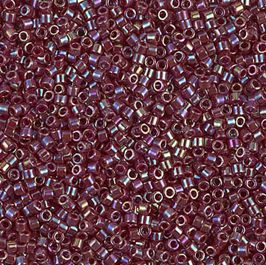 Opaque Currant AB DB1574 Miyuki Delica 11/0 Japanese Cylinder Beads 10 grams