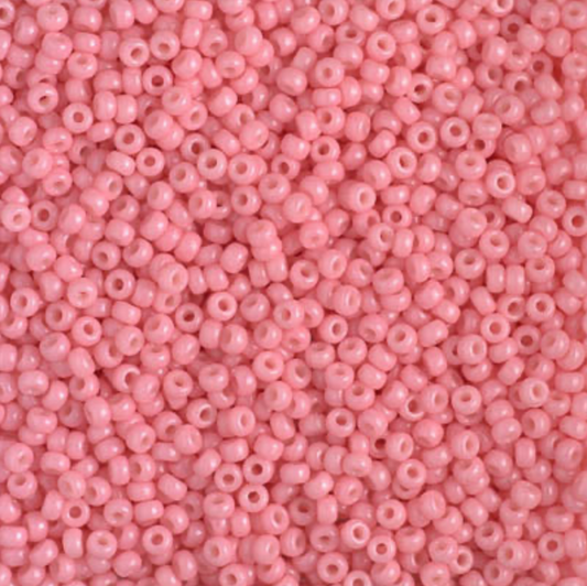 Opaque Dyed Pink Duracoat 11-4463 Miyuki 11/0 Round Japanese Seed Beads 20 grams