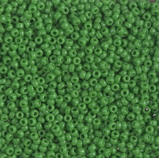 Opaque Jade Green 11-0411 Miyuki 11/0 Round Japanese Seed Beads 20 grams