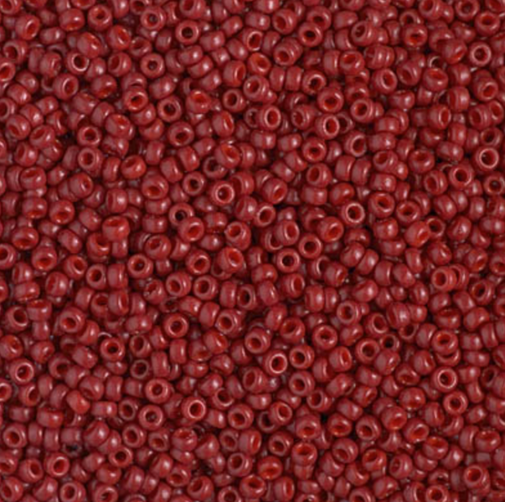 Opaque Jujube Duracoat 11-4469 Miyuki 11/0 Round Japanese Seed Beads 20 grams
