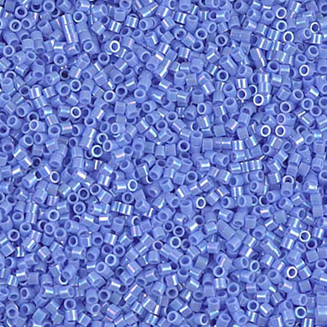 Opaque Light Sapphire AB DBS0167 Miyuki Delica 15/0 Japanese Cylinder Beads 7 grams