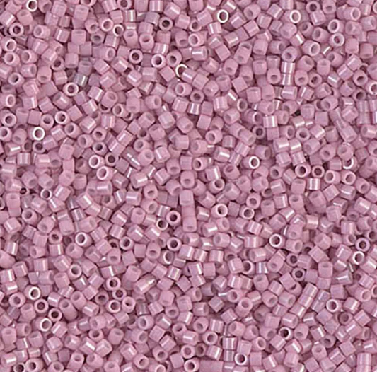 Opaque Old Rose DBS0210 Miyuki Delica 15/0 Japanese Cylinder Beads 7 grams